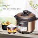 10-in-1 Multi-Function Electric Pressure Cooker,One Key Decompression,12 Function Menus,24-hour Appointment,9-fold Safety Protection, Steamer, Sauté And Warmer, Stainless Steel