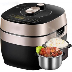 , Electric Pressure Cooker, Slow Cooker with Hinged Lid, Multi Cooker, Hot Pot, Rice Cooker, Soup Maker, 5L large capacity
