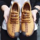 Shoes - Fashion Men's High Quality Leather Plush Lining Casual Boots