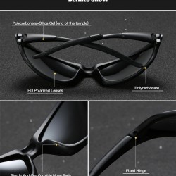 Brand Design Vintage Sports Polarized Sunglasses