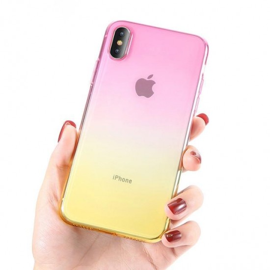 Phone Accessories - Colorful Gradient Clear Case For iPhone