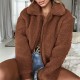 2021 Winter Faux Fur Turn Down Collar Oversize Coats