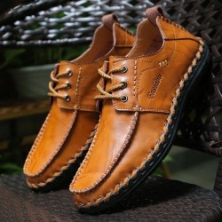 Shoes - New Fashion Men's Cow Split Leather Shoes