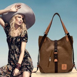 New Fashion Women Canvas Shoulder Bags & Backpacks