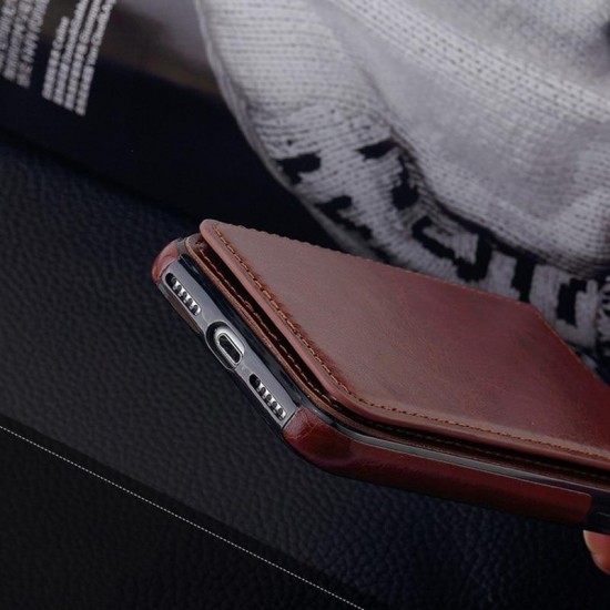 Wallet PU Leather Phone Case For iPhone