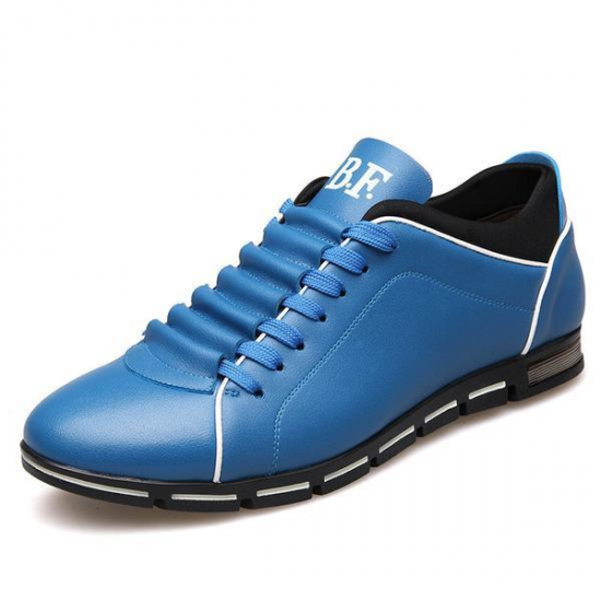 Shoes - Men Casual Fashion Leather Flat Shoes