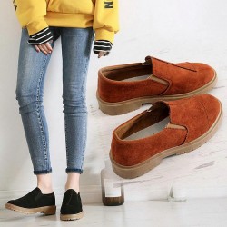 2021 Women's New Fashion Casual Flat Flocking Sneakers