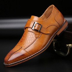 Men's Crocodile Pattern Dress Shoes