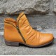 Ladies Vintage Zipper Leather Ankle Boots