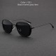Sunglasses - Designer Vintage Square Metal Frame Sun Glasses