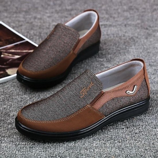 Shoes - Large Size Men's Fashion Style Comfortable Flat Slip On Shoes
