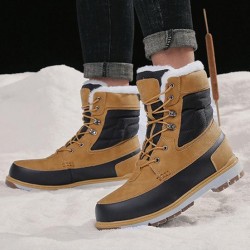 Men Warm Plush Comfortable Casual Snow Boots