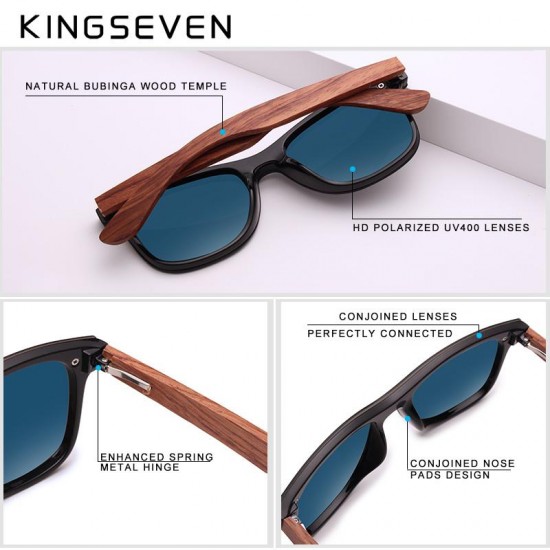 2021 Men Women Natural Handmade UV400 Polarized Wood Sunglasses
