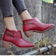 Ladies Autumn Pointed Toe Ankle Boots