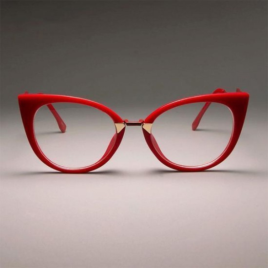 Eyewear - Ladies Sexy Cat Eye Frames Brand Designer Optical Eye Glasses