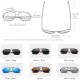 Aluminum Men's Polarized Lens Brand Red Design Temples Coating Mirror Sunglasses