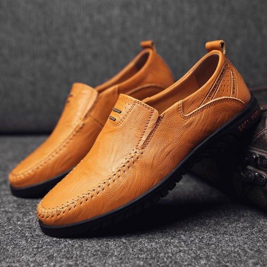 Shoes - New Arrival Men's Slip-On Casual Leather Loafers
