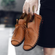Shoes - Big Size Leather Breathable Holes Men Casual Shoes