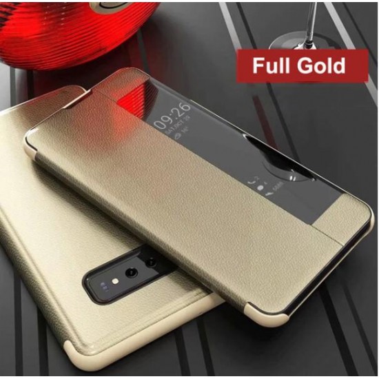 Luxury Smart View Flip Leather Cover for Samsung