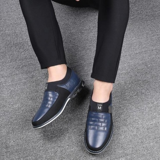 New Arrival Fashion Men's Business Leather Casual Slip On Shoes