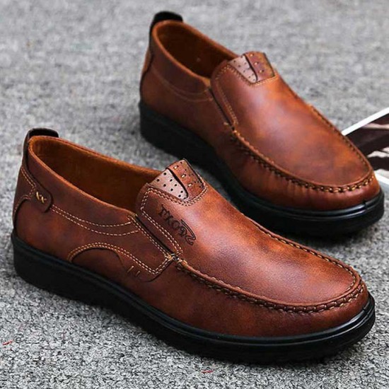 Casual Business Soft Leather Loafers
