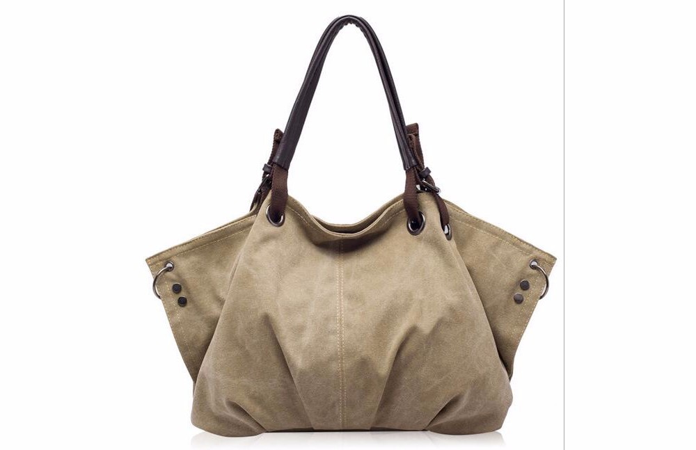Women Fashion Canvas Handbags Retro Large Capacity Female ShoulderBags Stylish Casual Crossbody Bags Classic Solid Totes TTOS (7)