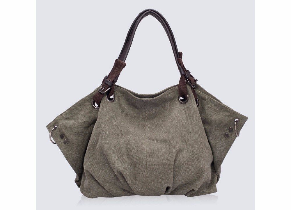 Women Fashion Canvas Handbags Retro Large Capacity Female ShoulderBags Stylish Casual Crossbody Bags Classic Solid Totes TTOS (5)