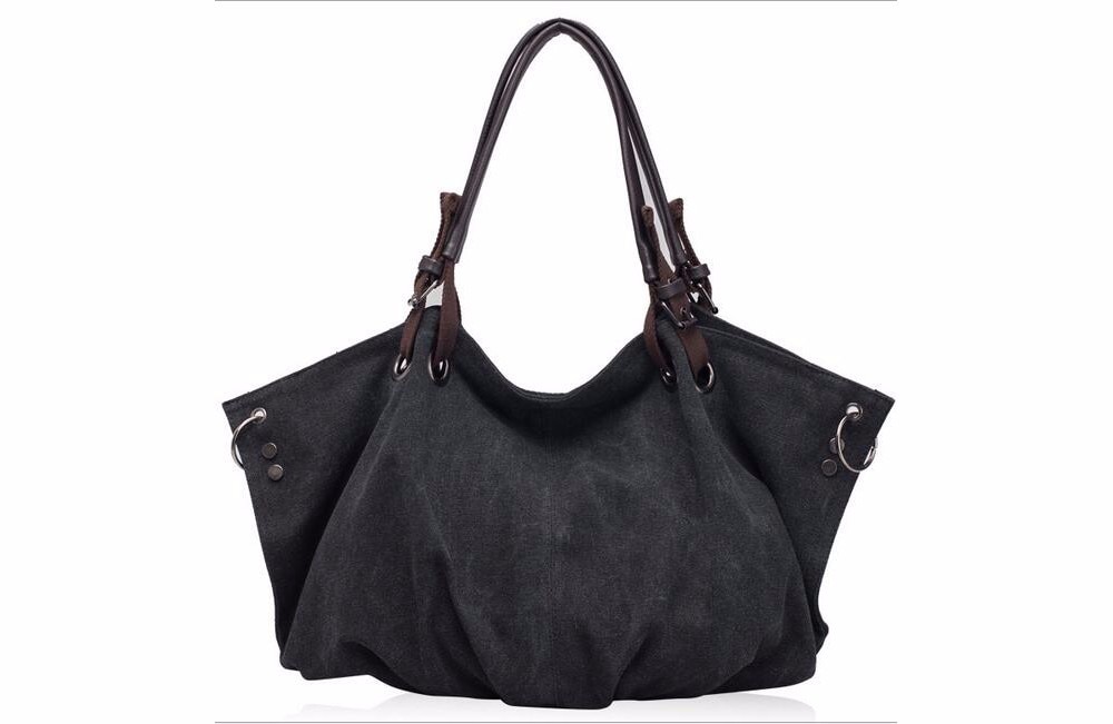 Women Fashion Canvas Handbags Retro Large Capacity Female ShoulderBags Stylish Casual Crossbody Bags Classic Solid Totes TTOS (9)